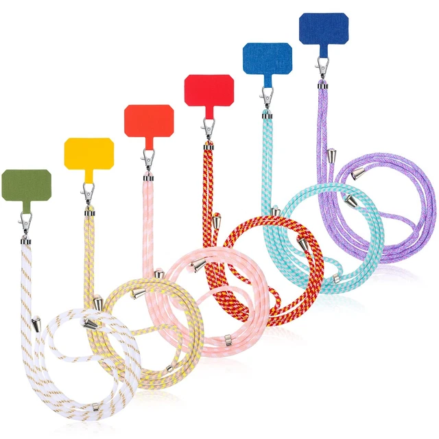 Phone Lanyard Universal Crossbody Nylon Patch Neck Cell Phone Lanyard Adjusta...
