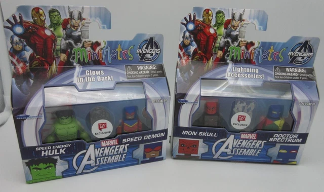 Minimates HULK, SPEED DEMON, IRON SKULL, DOCTOR SPECTRUM Walgreens Exclusives