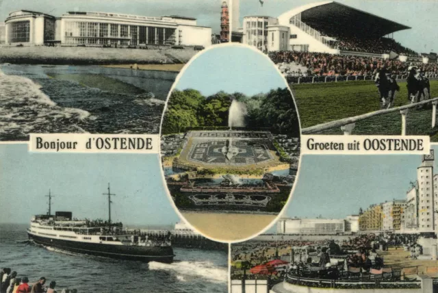 Carte BELGIQUE Un Bonjour d'OSTENDE Groeten uit OOSTENDE