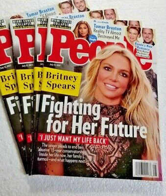 PEOPLE Magazine Wholesale Lot of 4  BRITNEY SPEARS Fighting for Her Future