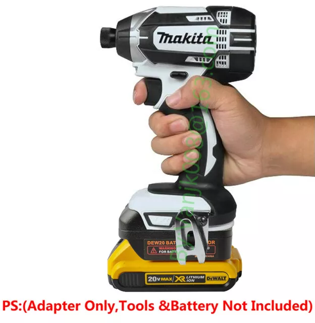 Makita 18V BL1815/20/30 Tools Adapter For Dewalt 20V Li-Ion Battery-Adapter Only