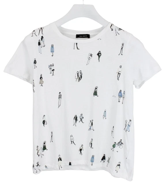 T-shirt En Lin COP COPINE Modèle Composer - Taille 40 (FR), Rose, Excellent état Occasion