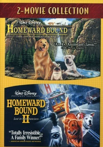 Homeward Bound Incredible Journey Homeward Bound II Lost San Francisco New DVD