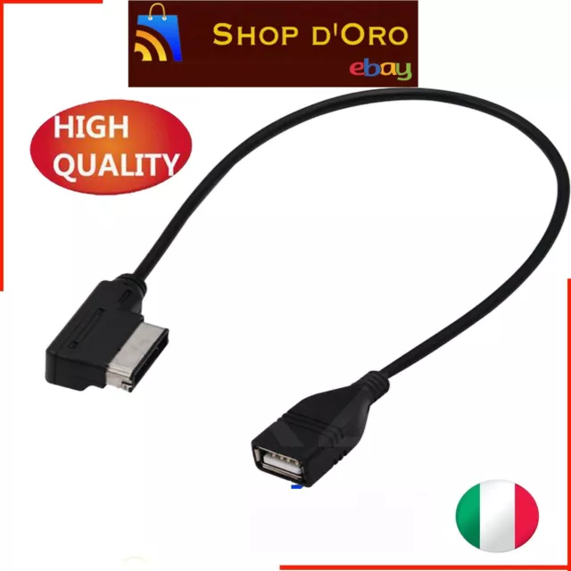 Interfaccia Musica AMI MMI a USB Cavo Adattatore Per VW Audi A3 A4 A5 A6 A8 Q5 7