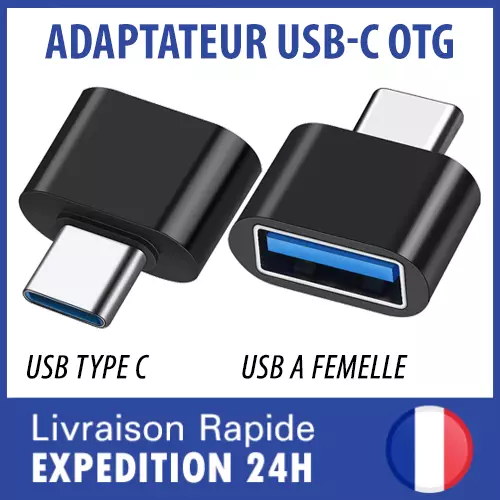 USB OTG Adapteur pour GOOGLE PIXEL 2, 2XL, 3, 3 XL, 3a, 3a XL, 4, 4XL, 4a, 4a 5G