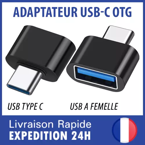 USB OTG Type C adapteur pour ASUS ZenFone 3, 3 Deluxe, 3 Ultra, 3 Zoom, 4, 4Pro