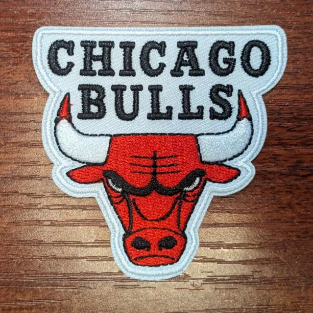 Chicago Bulls Patch 2.75x2.75" NBA Basketball Sports League Embroidered Iron On