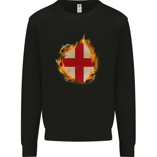 Felpa maglione bambini bandiera inglese The St Georges Cross Inghilterra