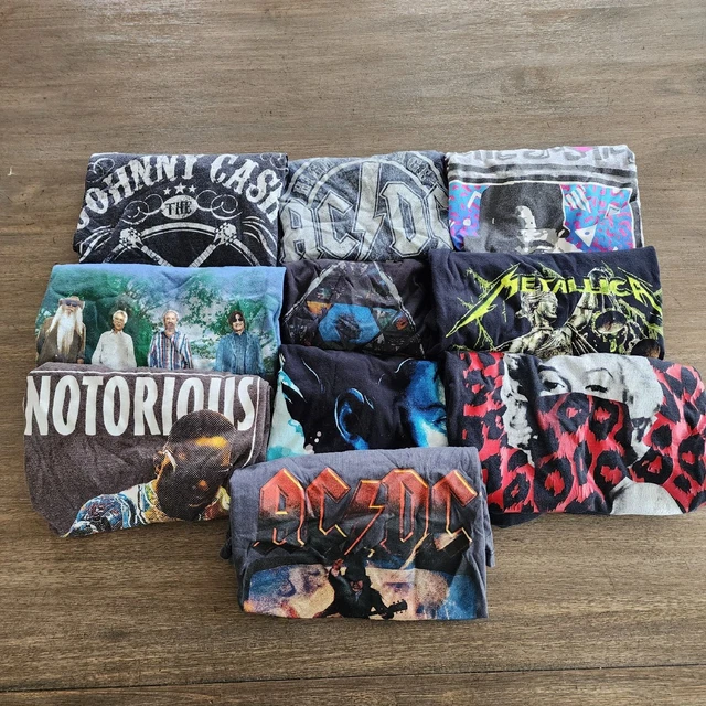 Resellers Lot of 10 Vintage | Collectors T-Shirts -Men and Women - Mixed Sizes
