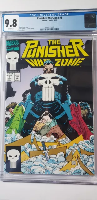 Punisher War Zone #3 CGC 9.8 MARVEL 5/92