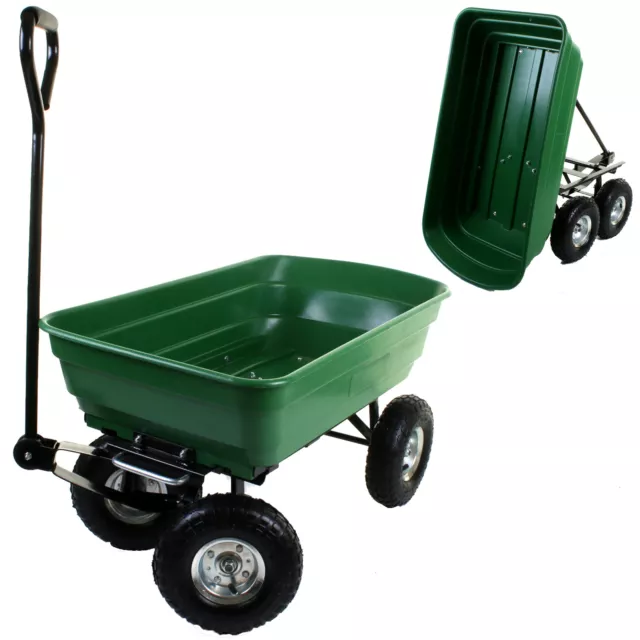 Dump Cart Replacement Spare Parts Available Xl 75L Heavy Duty Garden Trolley