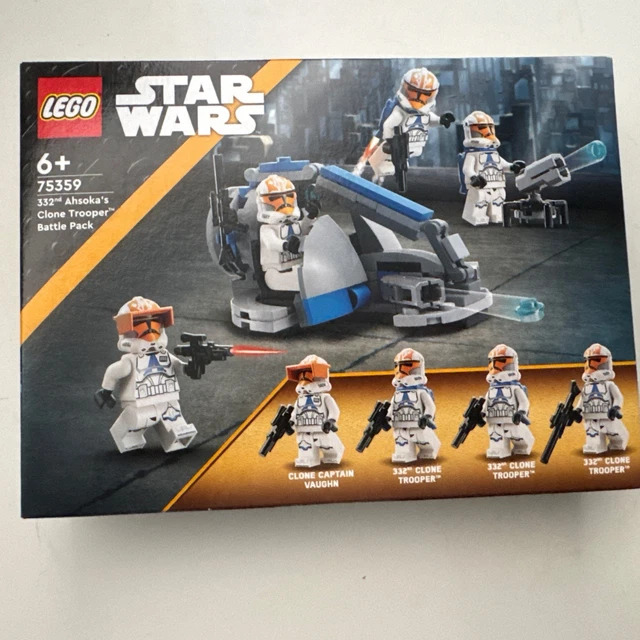 LEGO STAR WARS -332nd Ahsoka's Clone Trooper Battle Pack 75359 BRAND ...