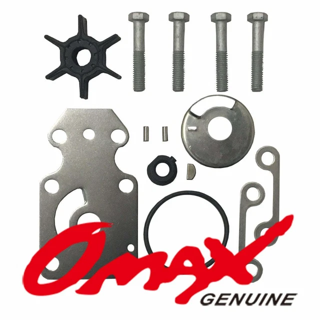 Complete Water Pump Impeller Repair Kit For Yamaha 15-20HP 4-Stroke Outboards (F15, F20) - Replaces 6AH-W0078-00