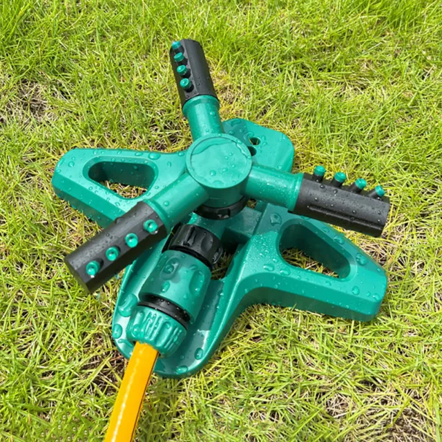 Water Sprayer 3 Arms Watering Sprinklers Greening Sprinkler for Yard Lawn Garden