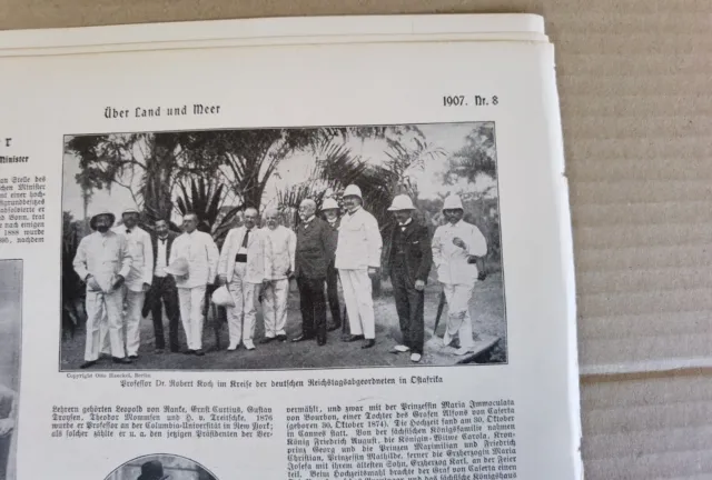 1907 Zeitungsdruck 200 zur Megede Sagan Dietrichswalde Zigeuner Ostafrika Koloni
