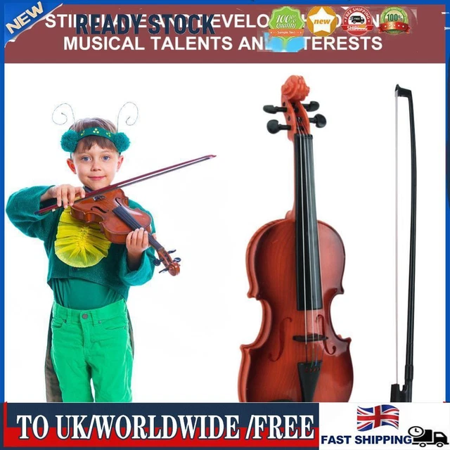 Acoustic Violin Toy Adjustable String Simulation Musical Instrument Kid Gifts
