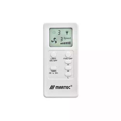 Martec  MARTEC MPLCDS | Slimline LCD Ceiling Fan AC Remote Control