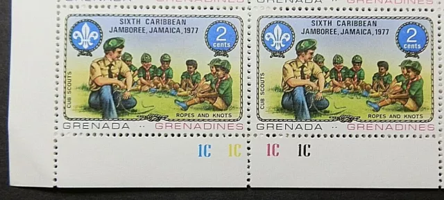 GRENADINES OF GRENADA 1977 SG245 2c. CARIBBEAN SCOUT JAMBOREE, JAMAICA  -  MNH