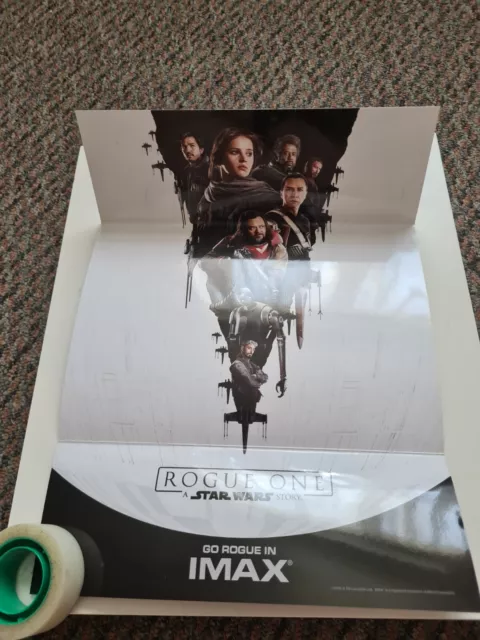 Rogue One Limited Edition Original IMAX  poster 21 Cm By 29.5cm