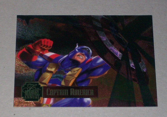 INSERT: Marvel Annual PowerBlast 14of24 Captain America