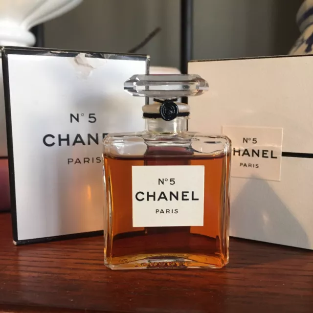 Vintage CHANEL No. 5 Parfum Extrait TPM No 200 Wax Sealed Bottle 1/2 oz NIB