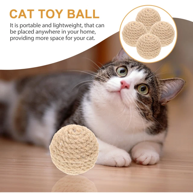 4 Pcs Cat Training Toy Catnip Cat Scratch Indoor Toys Sports Toys Kitten 10
