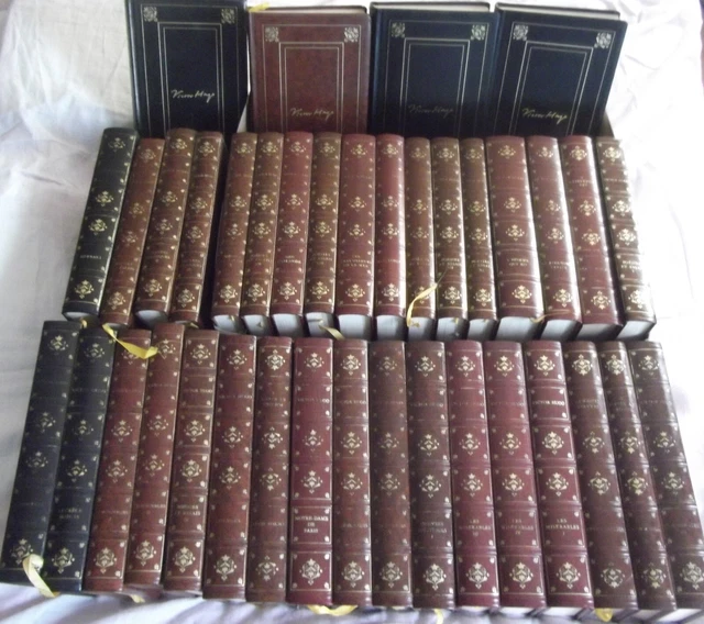 Victor Hugo. Œuvres romanesques, dramatiques et poétiques en 38 volumes.