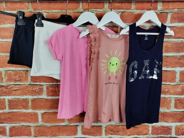 Girls Bundle Age 6-7 Years Gap H&M Next Summer Vest Top Shorts Holiday Set 122Cm