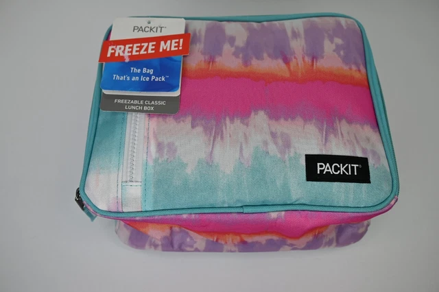 Packit Freezable Classic Lunch Bag 10x4.5x8" Tie-Dye Sorbet Packit Freezable Classic Lunch Bag 10x4.5x8" Tie-Dye Sorbet