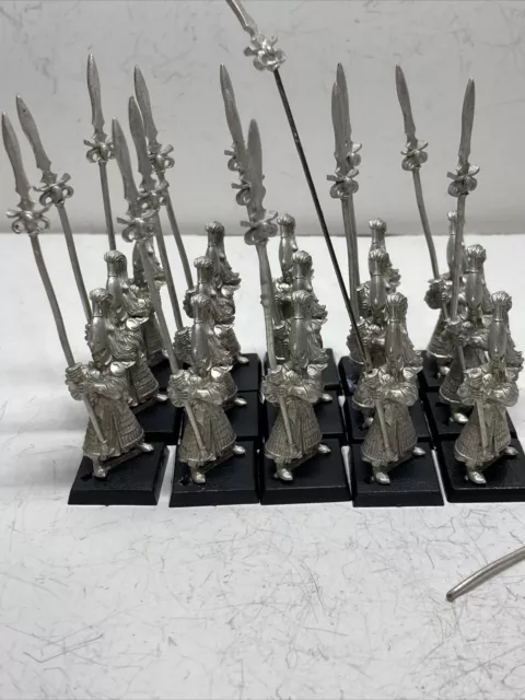 Unidad Maestra de Espada Warhammer Fantasy High Elf Convertida para Spearmen Altos Elfos