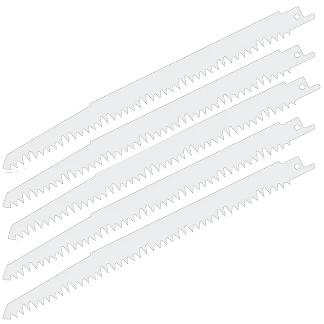 5 BLADES 240MM WOOD PRUNING SUPER SHARP HCS For BOSCH S1531L RECIP SAW