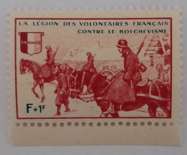Timbre L V F neuf avec colle d'origine numéro 10 Yvert et Tellier F + 1F