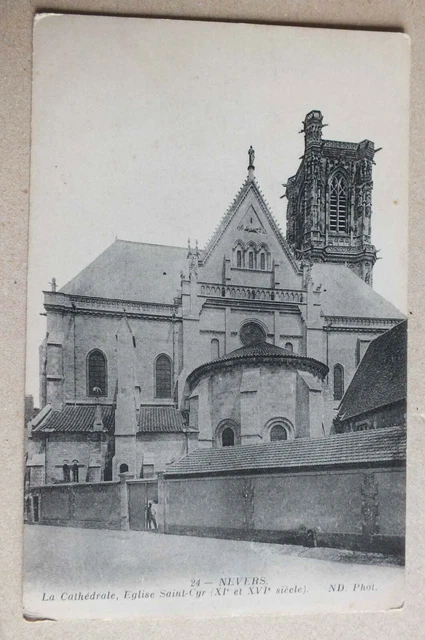 Cpa - Nevers - The Cathedral, Church Saint Cyr - 24