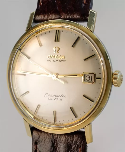 1966 OMEGA AUTOMATIC Seamaster De Ville Gold Capped Stainless Steel ...