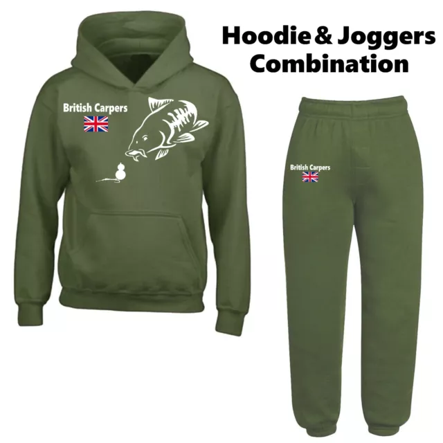 Karpfenangeln Hoodie & Jogger Set