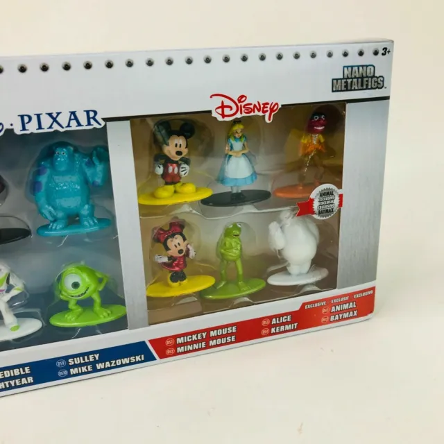 Disney Nano Metalfigs Die Cast Mini Figures 10 Pack Mickey Minnie Buzz Lightyear 3