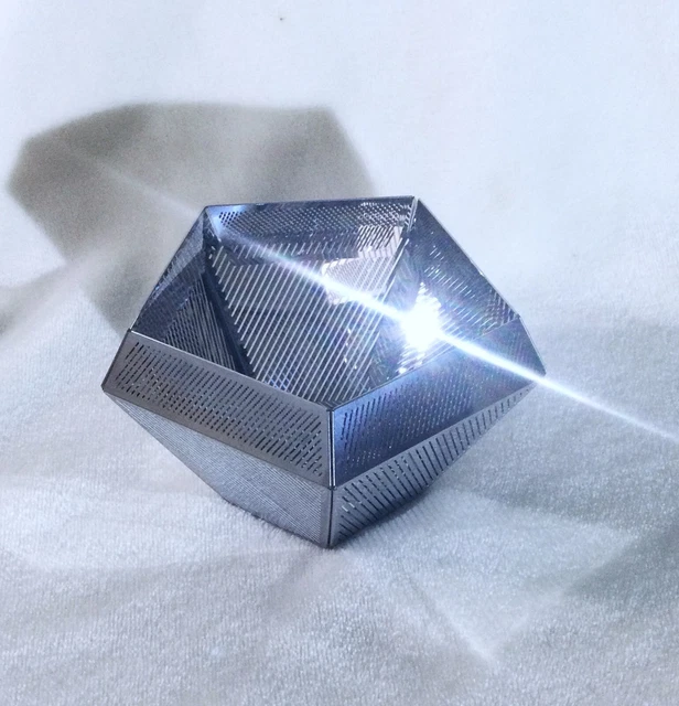 Stainless Steel Tom Dixon Eclectic Cell Pentagonal Tea Light Candle Holder