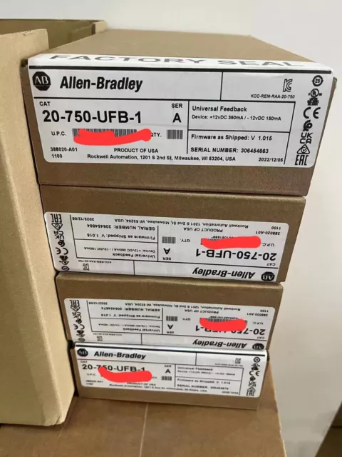 1Pc Allen Bradley Safe Speed Monitor 20-750-UFB-1 Module