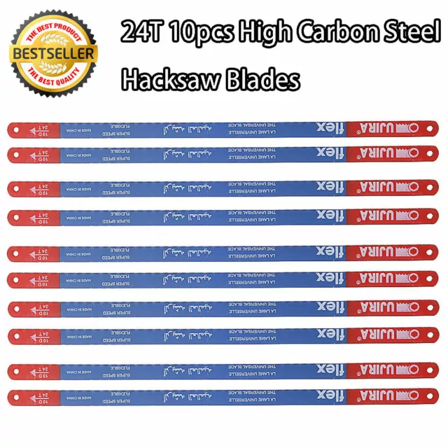 NEW 300mm 12" Shatter Proof Bi-Metal Hacksaw Blades 18 24 TPI