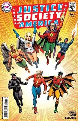 🔥 JUSTICE SOCIETY OF AMERICA #1 JERRY ORDWAY 1:25 Card Stock Ratio Variant