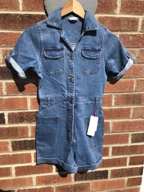 Girls Denim Playsuit Age 12 Years Matalan New With Tags