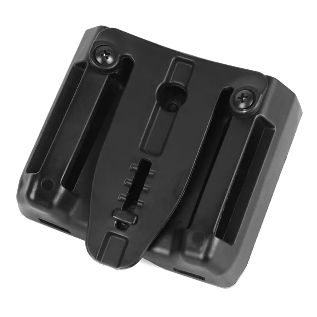 Double Stack Magazine Pouch Belt Mag Holster for 9mm /.40  cal /.357 Black 2