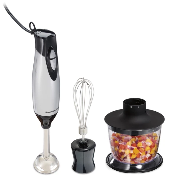 HAMILTON BEACH 4IN1 Electric Immersion Hand Blender with Blending
