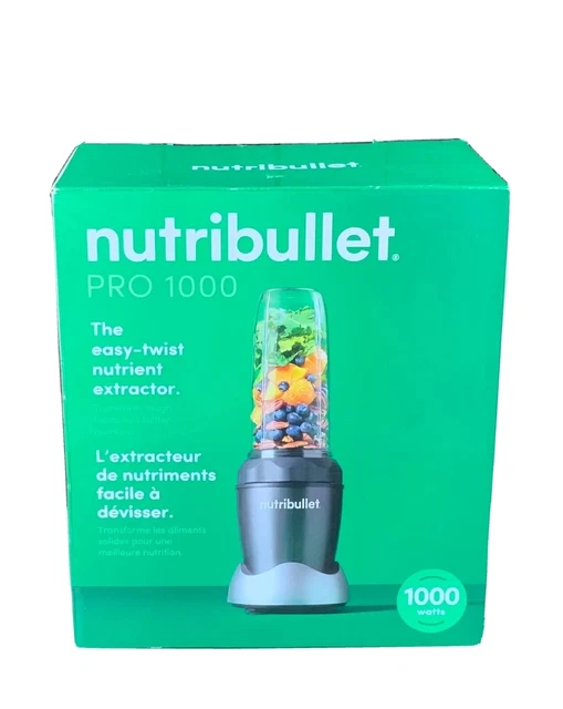 NUTRIBULLET PRO 1000 Watts Power The Easy Twist Nutrient Extractor New