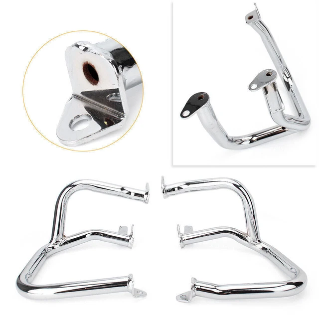 2x Front Engine Crash Guard Bar For Honda GL1800 2001-2016 GL1800A 2001-2005