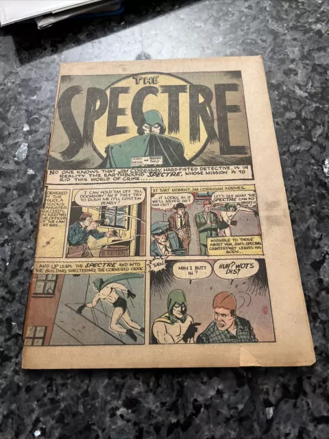 More Fun Comics #58 RARE ESRLY DR.FATE AND SPECTRE COVERLESS BRITTLE COMPLETE