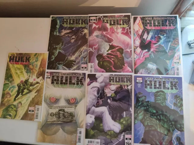 Immortal Hulk Lot 7 Issues Marvel