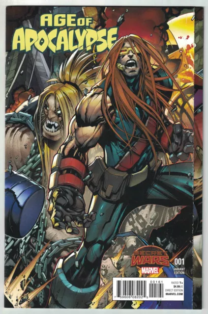 Age of Apocalypse Secret Wars #1 1:200 Clarke Gatefold Poster Variant 2015 VF