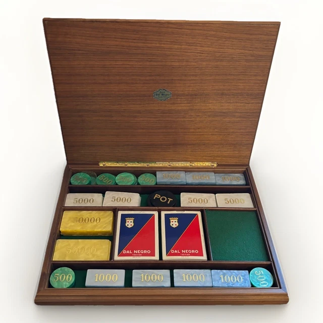 SET POKER DAL Negro Vintage EUR 40,00 - PicClick IT