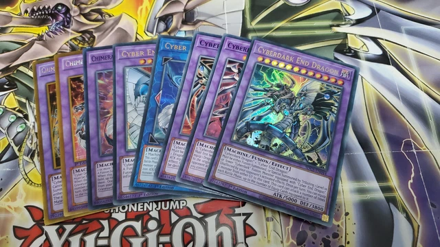 YUGIOH CYBER DRAGON / Cyberdark Deck [SDCS] 40 cards main + 8 extra deck  25.14 - PicClick UK